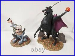Disney WDCC Ichabod Terrified Teacher & Headless Haunting Horseman Figurine