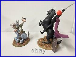 Disney WDCC Ichabod Terrified Teacher & Headless Haunting Horseman Figurine