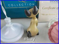 Disney WDCC Lady & The Tramp Si Am We Are Siamese If You Don't Please Figurine