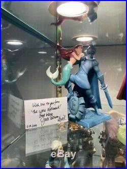 Disney WDCC Little Mermaid Ariel with Eric Statue with signed card Jodi Benson #323