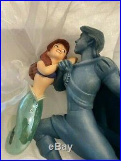 Disney WDCC Little Mermaid Ariel with Eric Statue with signed card Jodi Benson #323