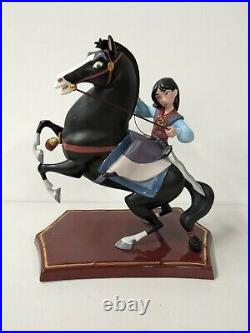 Disney WDCC Mulan & Khan Triumphant Figurine