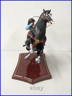 Disney WDCC Mulan & Khan Triumphant Figurine