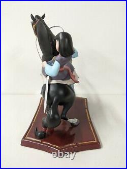 Disney WDCC Mulan & Khan Triumphant Figurine