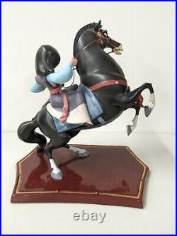 Disney WDCC Mulan & Khan Triumphant Figurine