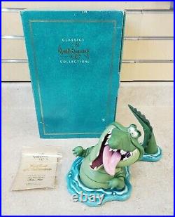 Disney WDCC Peter Pan Crocodile Tick-Tock, Tick-Tock with COA & Box