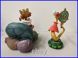 Disney WDCC Robin Hood Preening Prince & Sycophantic Serpent Figurines