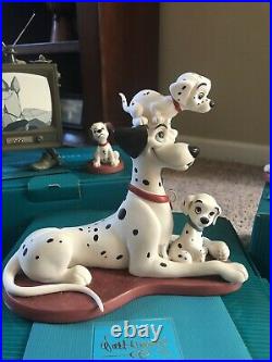 Disney WDCC Set Of 7 101 Dalmatians Figurines