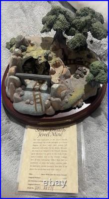 Disney WDCC Seven Dwarfs Jewel Mine Walt Disney Classics Enchanted Places