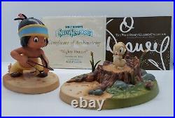 Disney WDCC Silly Symphony Hiawatha & Bunny Mighty Hunter Figurines 4007363