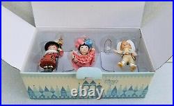 Disney WDCC Small World Classic Ornament 3 pc set Hallmark 2003 Howdy Joie Royal