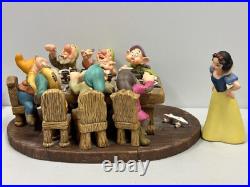 Disney WDCC Snow White & The Seven Dwarfs Soup's On Figurine LE 1396/1937