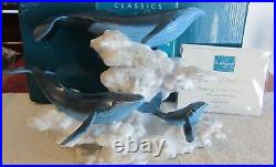 Disney WDCC Soaring in the Clouds, Fantasia 2000, Whale Family New Box COA