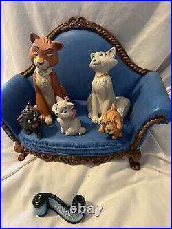 Disney WDCC The ARISTOCATS SCENE Complete 7 Pcs. COAs And Boxes