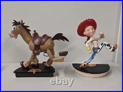 Disney WDCC Toy Story 2 Jessie & Bullseye withRecord Base Figurine Set