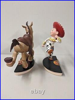 Disney WDCC Toy Story 2 Jessie & Bullseye withRecord Base Figurine Set