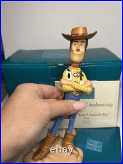 Disney WDCC Toy Story I'M STILL ANDY'S FAVORITE Woody Figurine with Box & COA EUC