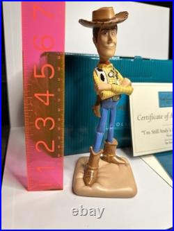 Disney WDCC Toy Story I'M STILL ANDY'S FAVORITE Woody Figurine with Box & COA EUC
