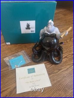 Disney WDCC Ursula'We Made a Deal' Figurine withCertificate & Charm The Little Me