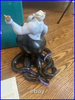 Disney WDCC Ursula'We Made a Deal' Figurine withCertificate & Charm The Little Me