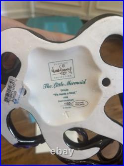 Disney WDCC Ursula'We Made a Deal' Figurine withCertificate & Charm The Little Me