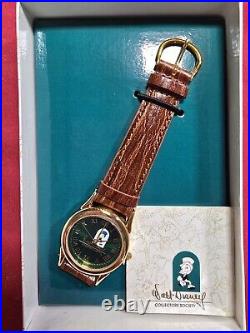 Disney Watch Jiminy Cricket Walt Disney Classics Collection Fossil 1997 New Bat