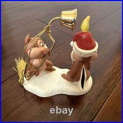 Disney Wdcc Chip & Dale Little Mischief Makers Christmas Ornament Pluto's Tree