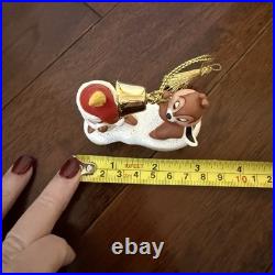 Disney Wdcc Chip & Dale Little Mischief Makers Christmas Ornament Pluto's Tree