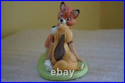Disney the Fox and the Hound Copper Tod Figurine Disneyland Walt Disney World