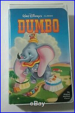 Dumbo Walt Disney Home Video VHS Black Diamond The Classics TESTED