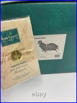 Hyacinth Hippo Figurine of Fantasia Disney Classics WDCC Box COA