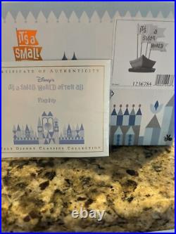 ITS A SMALL WORLD Walt Disney Classics Collection WDCC FLAGSHIP, Box, CoA