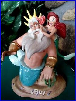 King Triton, Ariel Wdcc Disney Ltd. Ed. Figurine, Morning Daddy, From Little Mermaid