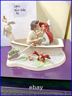 LENOX DISNEY SHOWCASE THE LITTLE MERMAID MOONLIGHT KISS BRAND NEW IN BOX WithCOA