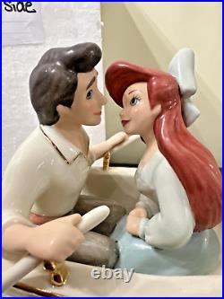 LENOX DISNEY SHOWCASE THE LITTLE MERMAID MOONLIGHT KISS BRAND NEW IN BOX WithCOA