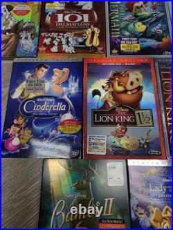 Lot 20 Original Walt Disney Children's Classic NEW Factory Sealed DVD's