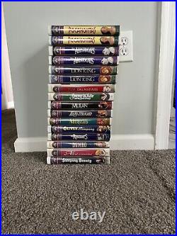 Lot of 16 Walt Disney Masterpiece Collection VHS Movies Classics Videos