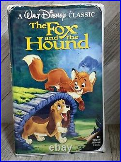 Lot of 4 Walt Disney Classics VHS Tapes Rare Black Diamond