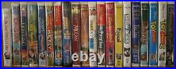 Lot of 76 Walt Disney VHS Tapes Black Diamond Classics, Masterpieces + 1 Bonus