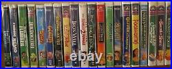 Lot of 76 Walt Disney VHS Tapes Black Diamond Classics, Masterpieces + 1 Bonus