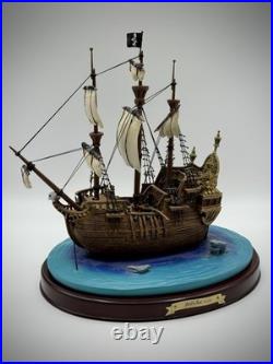 MINT! WDCC Walt Disney Enchanted Places The Jolly Roger Ship Peter Pan COA & Box