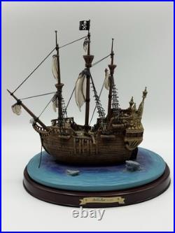 MINT! WDCC Walt Disney Enchanted Places The Jolly Roger Ship Peter Pan COA & Box