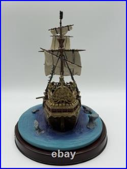 MINT! WDCC Walt Disney Enchanted Places The Jolly Roger Ship Peter Pan COA & Box