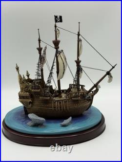 MINT! WDCC Walt Disney Enchanted Places The Jolly Roger Ship Peter Pan COA & Box
