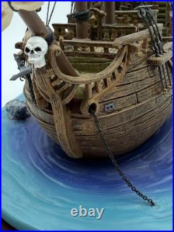 MINT! WDCC Walt Disney Enchanted Places The Jolly Roger Ship Peter Pan COA & Box