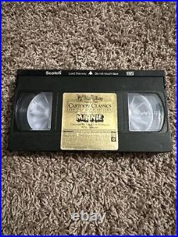 Minnie Walt Disney Cartoon Classics Limited Gold Edition VHS MINNIE MOUSE
