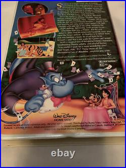 Mint Condition Walt Disney's Classic Aladdin Black Diamond Vhs Rare And Vintage