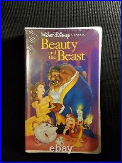 NEW! 1992 Walt Disney's Beauty and the Beast VHS 1325 THE CLASSICS Black Diamond