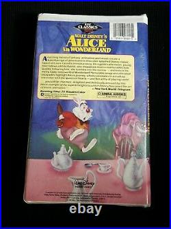 NEW! 1998 Walt Disney's ALICE in WONDERLAND The Classic VHS #036-5 Black Diamond