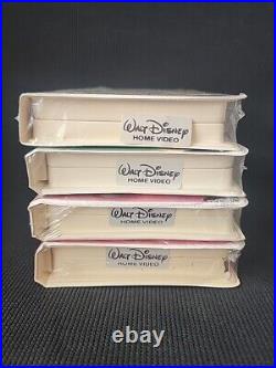 NEW! 4 Walt Disney Classics BLACK DIAMOND Edition Movies Home Videos RARE